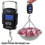 Digital Portable Hanging Weight Scale 50kg – Black