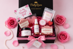 Pretty Queen Rose & Peppermint Self-Care Gift Set – Luxury Bath & Body Care Gift Box for Women - Image 3
