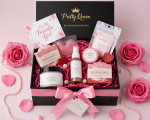 Pretty Queen Rose & Peppermint Self-Care Gift Set – Luxury Bath & Body Care Gift Box for Women - Image 2