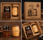 Manual Coffee Grinder – Vintage Hand Coffee Bean Grinder with Adjustable Grinding Mechanism
