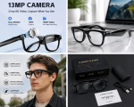 13MP AI Smart Glasses with Camera – 1080P HD Video Recording