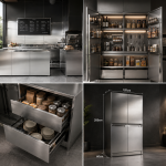 Premium Stainless Steel Kitchen Storage Cabinet – 120×60×200 cm | Heavy-Duty Commercial Kitchen Organizer