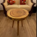 Natural Live Edge Wood Coffee Table – Rustic Home Furniture