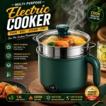 Mini Electric Rice Cooker 1.8L – Multifunction Non-Stick Cooking Pot