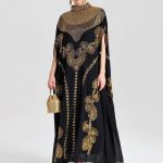 Luxury Dubai Gold Embroidered Abaya for Women | AYHAN SUPER SHOP