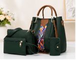 Women’s 5-Piece Handbag Set – Stylish PU Leather Tote Bag with Shoulder Bag, Wallet & Accessories - Image 2