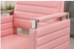 Professional Pink Hydraulic Salon Chair – Modern Hairdressing & Beauty Barber Chair - Image 5