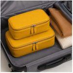 Luxury Genuine Leather Cosmetic Storage Bag (Premium Zipper Case) - Image 2